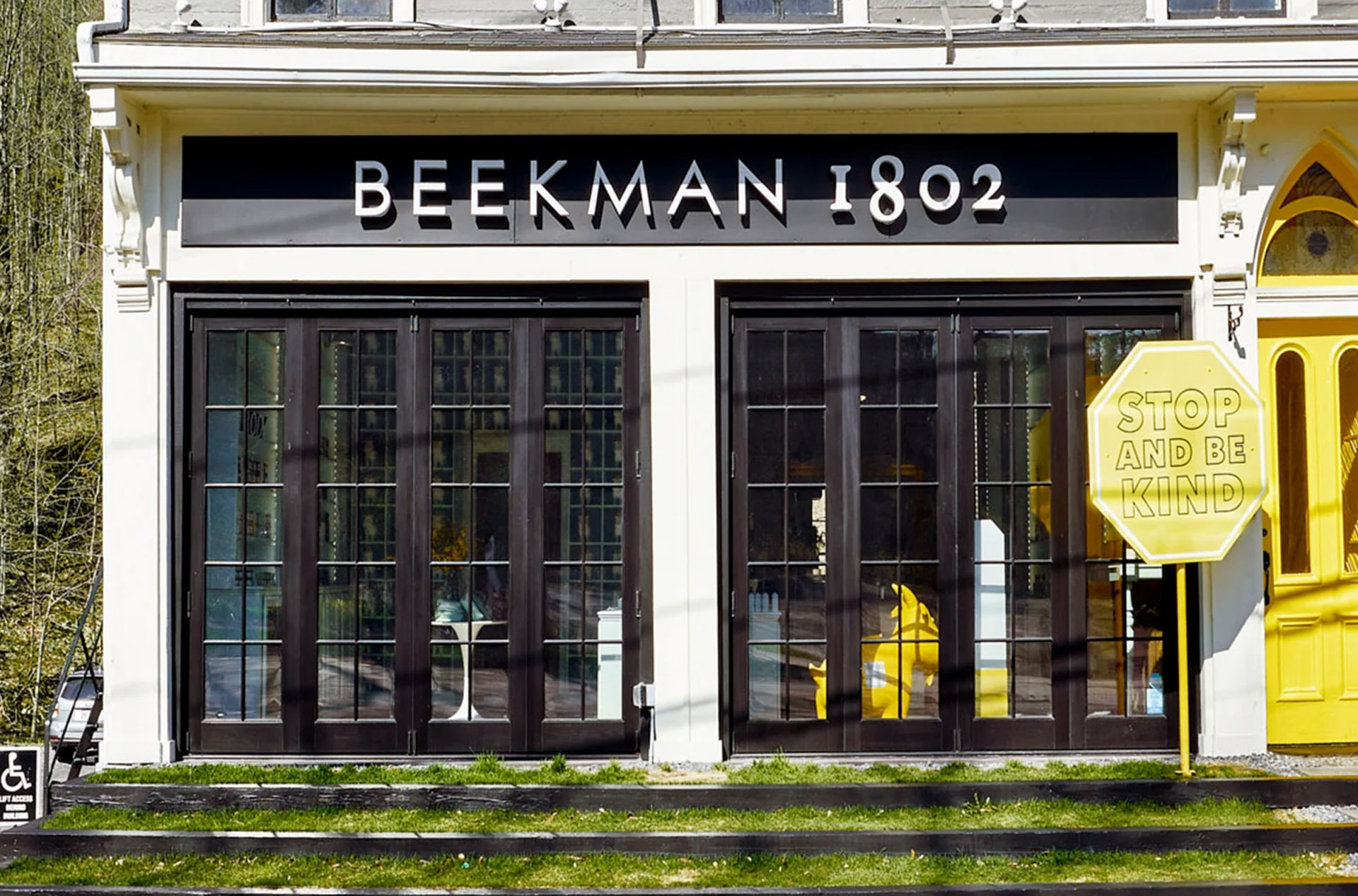 Beekman 1802 storefront in Sharon Springs, New York