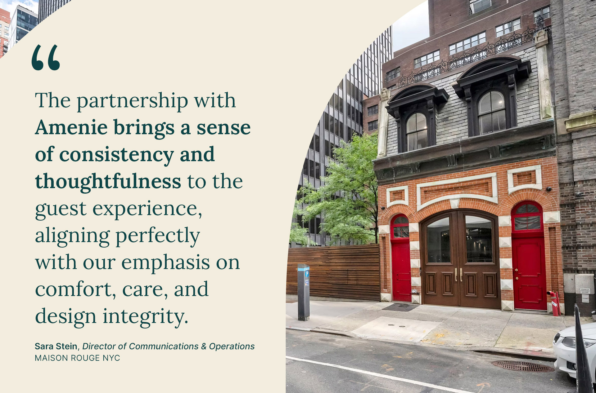 Amenie Customer Spotlight: Maison Rouge NYC