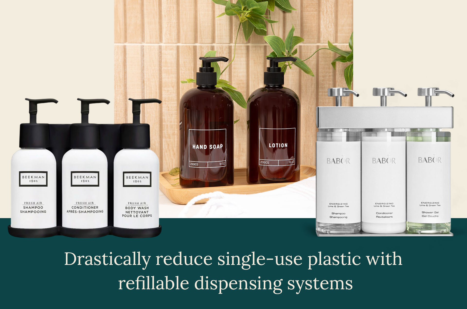 Refillable Bath & Body Dispensers